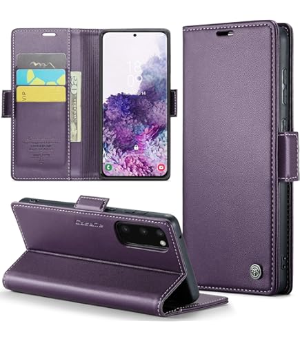 Amazon.com: CaseMe Compatible with Samsung S20 5G Wallet Case with